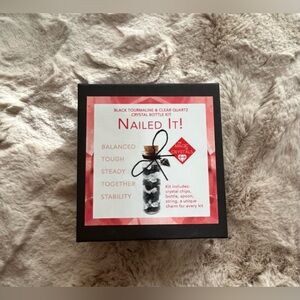 The Magic Of Crystals Tourmaline & Quartz Glass Jar DIY Kit